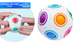 Magic Rainbow Fidget Puzzle Ball Toy