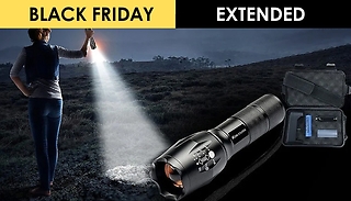 NiteSight 1km Military-Grade Flashlight - Optional Carry Case