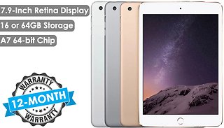 Apple iPad Mini 3rd Generation 7.9-Inch Wi-Fi 16 or 64GB - 3 Colours