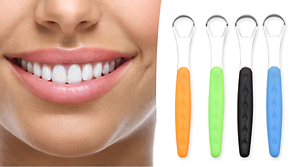 1-2 Pack Tongue Scraper Cleaner - 4 Colours