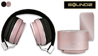 Soundz Audio 3-Piece Bundle - Heaphones, Speaker & Powerbank! - 2 Colours!