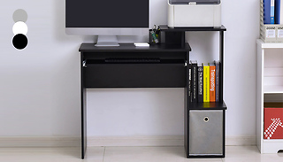 HomCom Office Desk With Storage Space - 5 Options