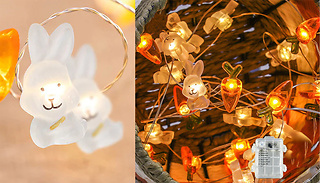5m Bunny Battery-Powered String Lights