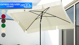 Outsunny UV-Resistant Tilting Garden Parasol - 6 Colours