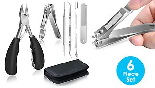 6-Pack Thick Nail Clippers Set