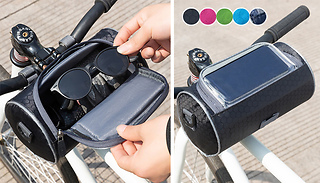 1 or 2 Waterproof Handlebar Bicycle Bag - 5 Colours