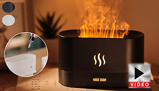 Flame Effect LED Aroma Diffuser - 2 Colours