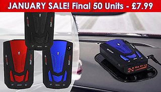 Speed Camera Laser & Radar Detector - 3 Colours