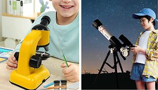 2-in-1 My First Telescope and Microscope