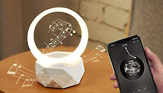 2-in-1 Wireless Speaker Colour Changing Lamp