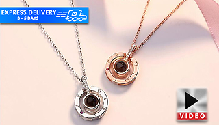 I Love You in 100 Languages Projection Necklace - 2 Colours