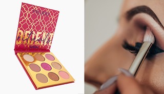 Ingrid Cosmetics 9-Shade Eyeshadow Palette - 3 Palette Options 
