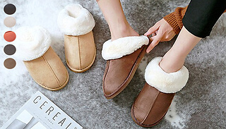 Luxury Winter Warm Faux-Fur Slippers - 5 Colours & 4 Sizes