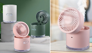 Portable Mini Air Conditioning USB Fan - 3 Colours