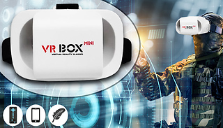 Mini Virtual Reality 3D Headset - Optional Remote Control