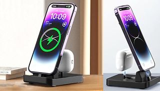 2-in-1 Charging Stand for iOS - 2 Colours
