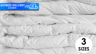 Soft Faux Down Hollowfibre 9.5 Tog Duvet - 3 Sizes