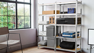 1 or 3 E-Rax Galvanised Shelving Units