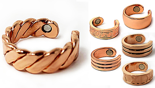 Acusoothe Magnetic Copper Ring - 6 Styles