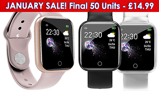 FitPro Smart Bluetooth Fitness Tracking Watch - 3 Colours