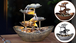 Lotus Leaf Desktop Water Fountain - 3 Colours