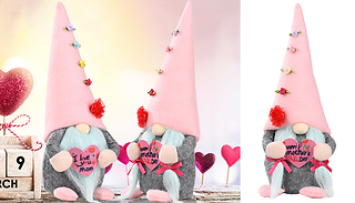 1 or 2 Pink Mother's Day Gnome Gift Doll - 2 Designs