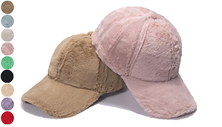 Unisex Plush Winter Baseball Cap - 8 Colours