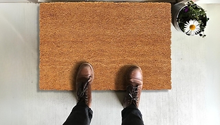 Heavy-Duty Non-Slip Natural Coco Door Mat