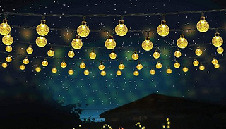 100 LED Solar Bulb String Lights - 3 Colours