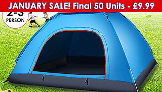 Portable Pop-Up Waterproof Camping Tent - 3 Colours