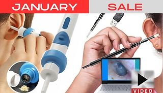 Ear Wax Cleaning Vacuum - Optional Micro-Camera Remover
