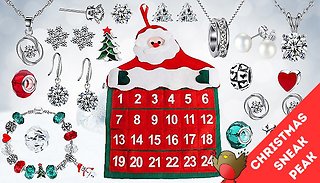 Jewellery Advent Calendar with Gifts made with Crystals from Swarovski