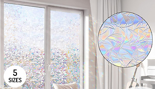 3D Rainbow Window Privacy Film - 5 Sizes