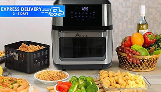 Alivio Family Size 12L 1800W Air Fryer Oven with Rotisserie