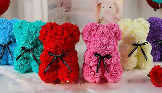 Immortal Rose Bear Decoration