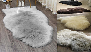 Fluffy Faux-Wool Rug - 5 Colours