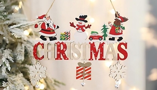 Christmas Decoration Wooden Pendant - 5 Styles
