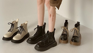 Lace-up Short Boots - 3 Colours, 5 Sizes