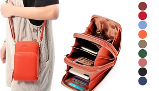 Mini Faux Leather Crossbody Bag - 9 Colours