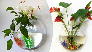 Wall Hanging Acrylic Flower Bowl - 3 Sizes