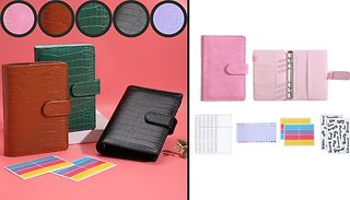 A6 Binder Notepad Organiser Set - 5 Colours 