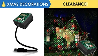 USB Christmas Ambience Festive Projection Light - 5 Designs