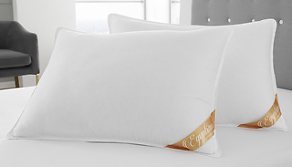 2-Pack of Anti-Allergen Hotel Collection Pillows