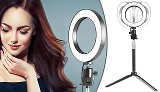 Dimmable LED Studio Ring - 2 Sizes & 3 Stand Options