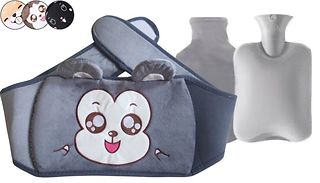 3-Piece Hot Water Bottle Set - 4 Colours