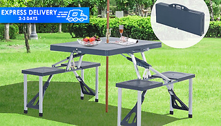 4-Seater Picnic Table Chair Set