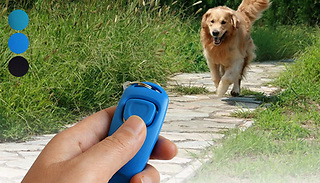 2-in-1 Dog Training Clicker & Whistle - 3 Colours