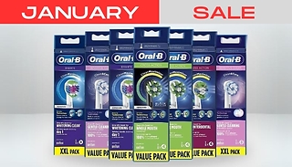 4 or 8-Pack Oral-B Replacement Toothbrush Heads - 6 Options!