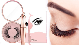 Glamza Magnetic Eyeliner, Eyelash & Tweezer Set - 2 Options