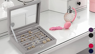 Jewellery Ring Display Organizer Box - 5 Colours